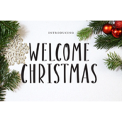 Welcome christmas字体