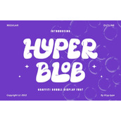 Hyper blob字体