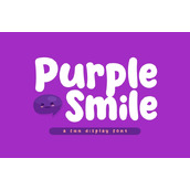 Purple smile字体