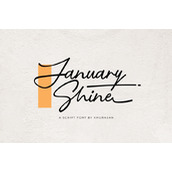 January shine字体