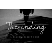 The ending字体