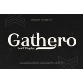 Gathero字体