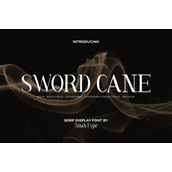 Sword cane字体