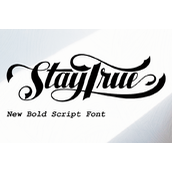 Staytrue字体