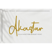 Akastar字体