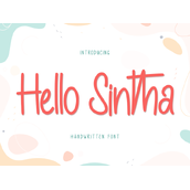 Hello sintha字体