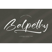 Balpethy字体