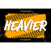 Heavier字体