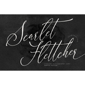 Scarlet flettcher字体