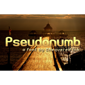Pseudonumb字体