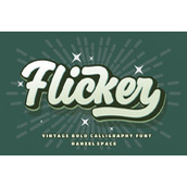 Flicker字体