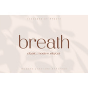 breath字体