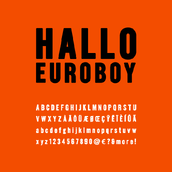 Hallo Euroboy字体