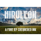 Hiruleon字体