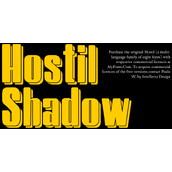 HostilShadow字体