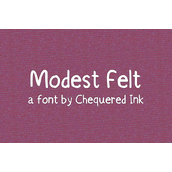 Modest Felt字体