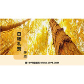 《白杨礼赞》PPT优质教学课件