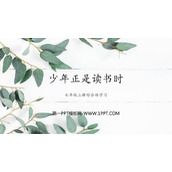 《少年正是读书时》PPT教学课件下载