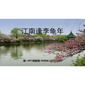 《江南逢李龟年》课外古诗词诵读PPT免费课件
