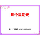 《那个星期天》PPT优秀课件下载