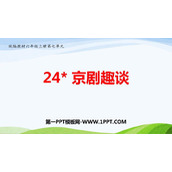 《京剧趣谈》PPT免费课件下载