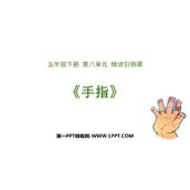 《手指》PPT优质课件下载