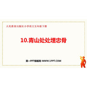 《青山处处埋忠骨》PPT免费课件下载