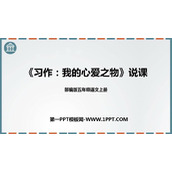 《我的心爱之物》PPT精品课件