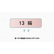 《猫》PPT优秀教学课件