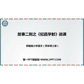 《纪昌学射》故事二则PPT说课课件