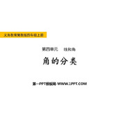 《角的分类》线和角PPT课件下载