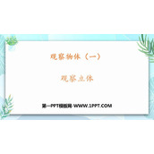 《观察立体》观察物体PPT教学课件