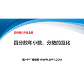《百分数和小数、分数的互化》认识百分数PPT教学课件