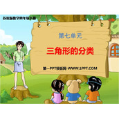 《三角形的分类》三角形平行四边形和梯形PPT免费下载