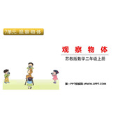 《观察物体》PPT优质教学课件下载