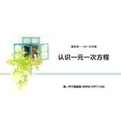 《认识一元一次方程》一元一次方程PPT精品课件