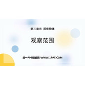 《观察的范围》观察物体PPT免费课件