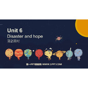 《Disaster and hope》PPT教学课件(第2课时)