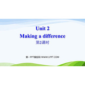 《Making a difference》PPT下载(第2课时)