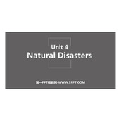 《Natural disasters》PPT下载