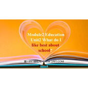 《What do I like best about school?》Education PPT优质课件