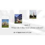 《What do I like best about school?》Education PPT精品课件