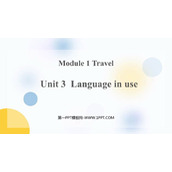 《Language in use》Travel PPT教学课件