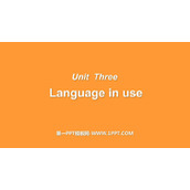 《Language in use》journey to space PPT下载