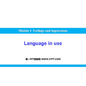 《Language in use》Feelings and impressions PPT课件下载