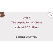 《The population of China is about