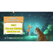 《She was thinking about her cat》A famous story PPT优秀课件