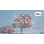 《I was born in a small village》my past life PPT教学课件下载