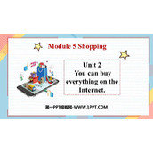 《You can buy everything on the Internet》Shopping PPT优质课件
