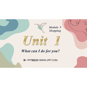 《What can I do for you?》Shopping PPT优秀课件